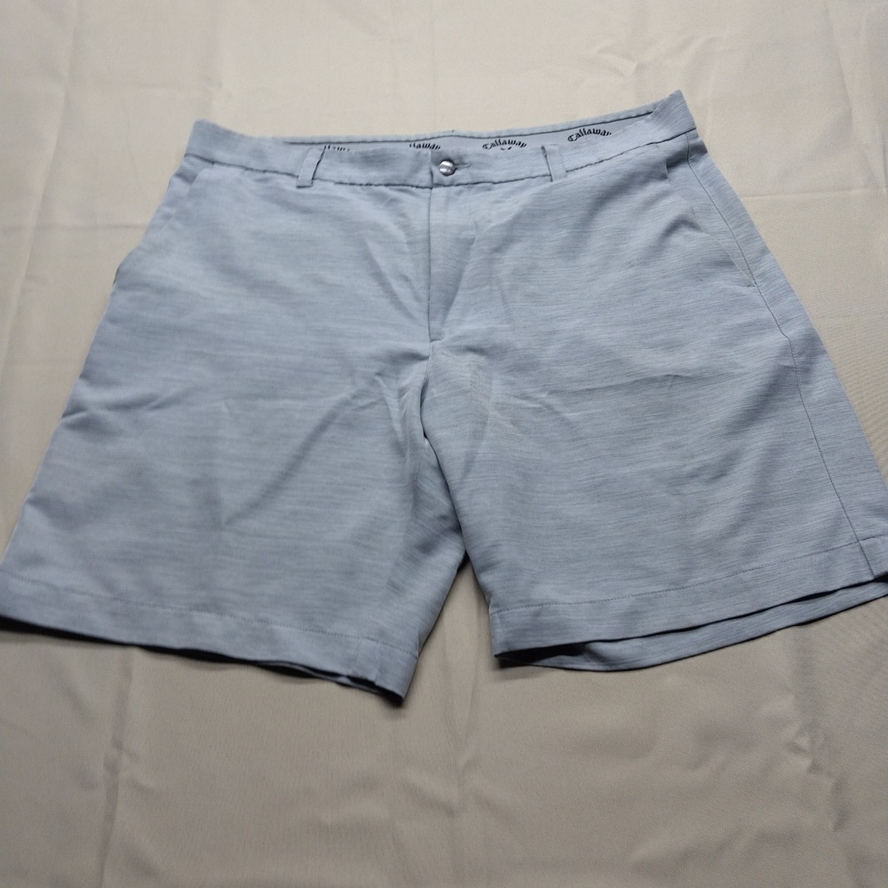 Callaway Opti-Dri Golf Shorts, Wicking & Stretch Gray, Men's 38" x 8"